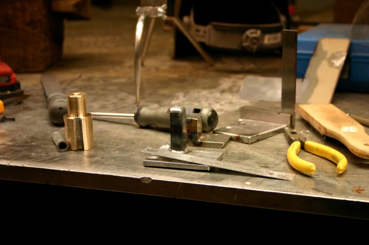 Welded and smoothed.